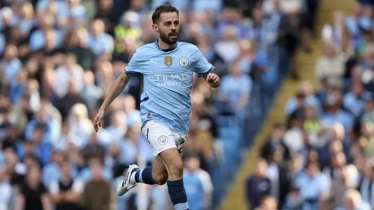 Bernardo Silva em ação pelo Manchester City na Premier League. Foto: Imago
