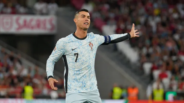 Cristiano Ronaldo em ação pela Liga das Nações. Foto: Imago
