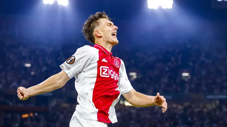 Ajax festeja vitória sobre o Besiktas. Foto: Imago
