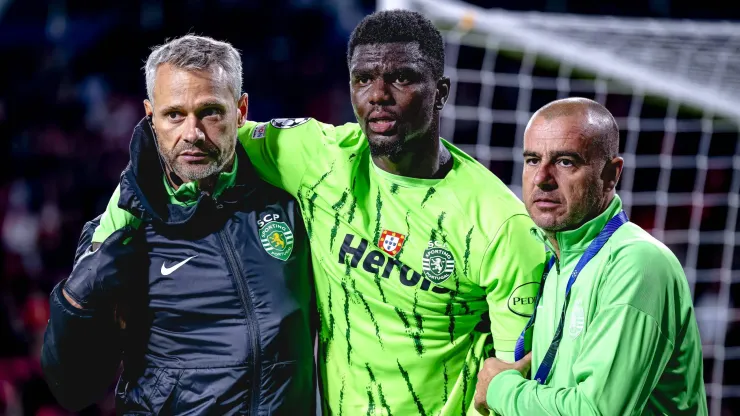 Diomande, do Sporting, deixa o relvado do PSV. Foto: Imago
