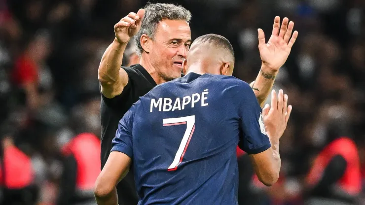 Luis Enrique treinou Mbappé no PSG. Foto: Imago
