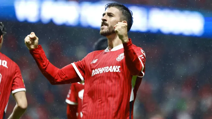 Paulinho marcou mais um golo pelo Toluca. Foto: Imago
