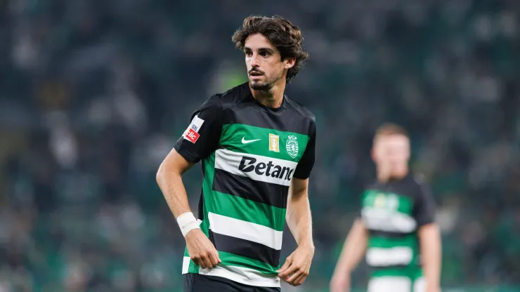 Trincão durante Sporting x AVS, em Alvalade. Foto: Imago
