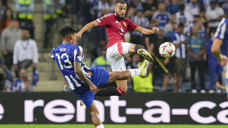 Noussair Mazraoui , lateral marroquino do Manchester United Foto: Imago
