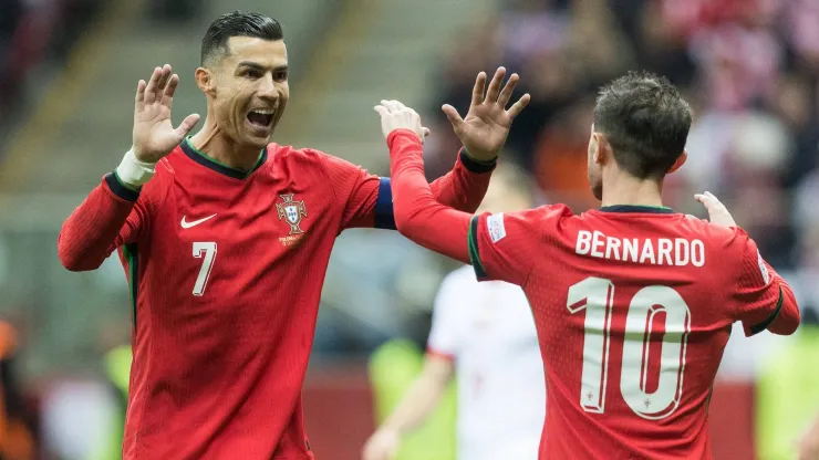 Ronaldo e Bernardo Silva marcaram os golos de Portugal. Foto: Imago
