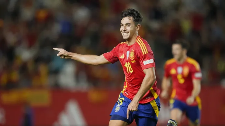 Martin Zubimendi fez o golo espanhol. Foto: Imago
