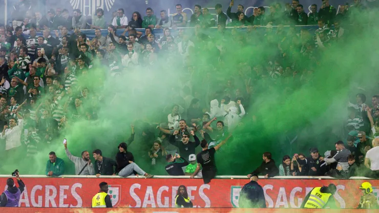 Adeptos do Sporting querem festejar uma vitória contra o Portimonense. Foto: Imago
