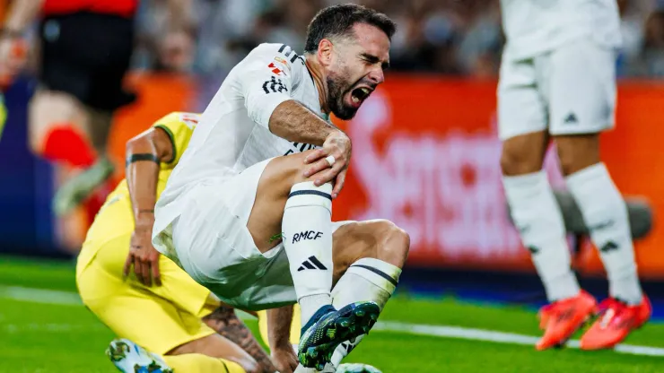 Carvajal, do Real Madrid, tem lesão grave. Foto: Imago
