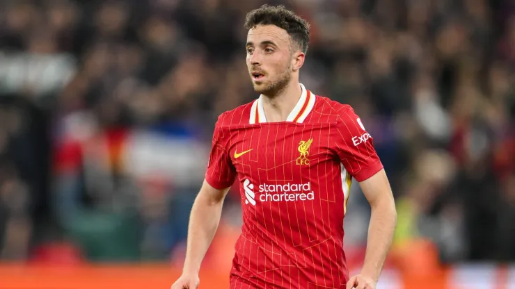 Diogo Jota vira baixa no Liverpool. Foto: Imago
