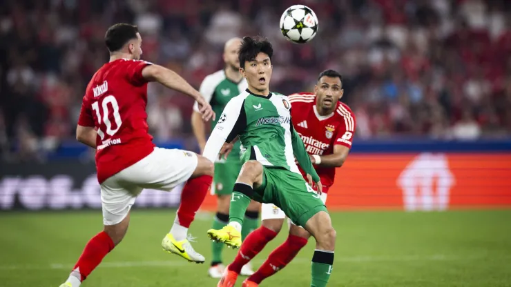 O duelo entre Benfica e Feyenoord. Foto: Imago.
