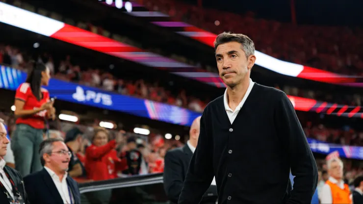 Bruno Lage durante o jogo contra o Feyenoord. Foto: Imago
