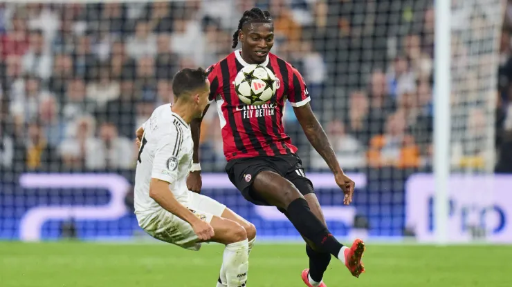 Rafael Leão destacou-se na vitória frente ao Real Madrid. Foto: Imago
