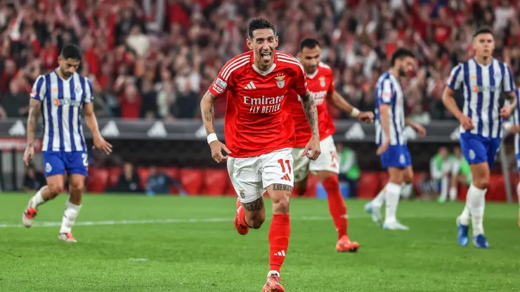 Di María bisou frente ao FC Porto. Foto: Imago
