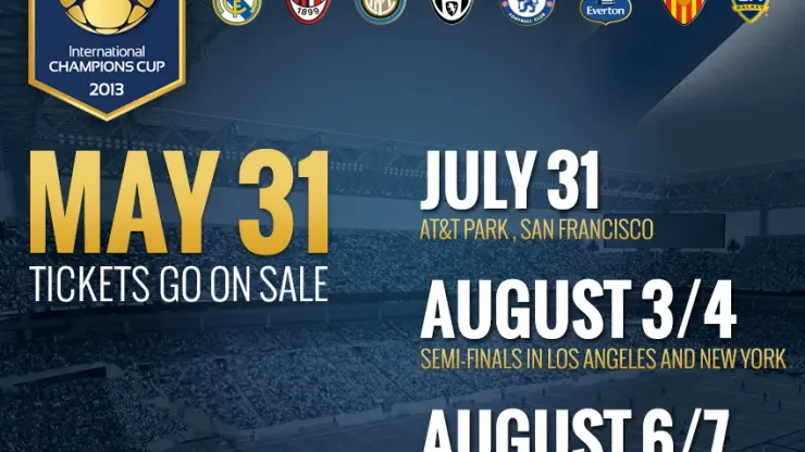 Tickets Go On Sale For International Champions Cup World Soccer Talk