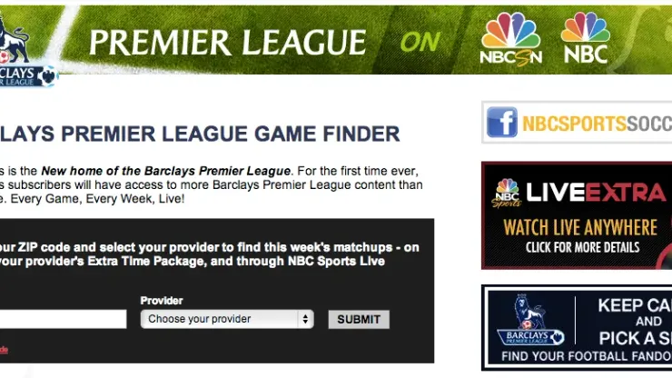 Pick tv discount premier league games