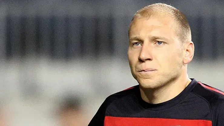 Brad Guzan #18 of the USA MNT during an international friendly match against Colombia at PPL Park, on October 12 2010 in Chester, PA. The game ended in a 0-0 tie.
