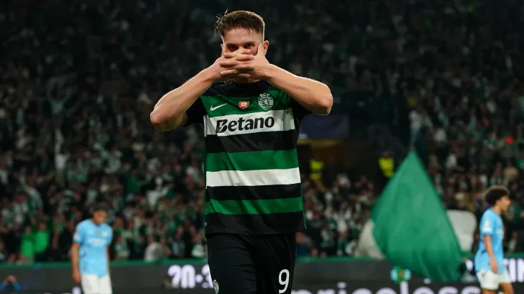 Viktor Gyökeres reveals true meaning behind goal celebration amid  Manchester United links - World Soccer Talk