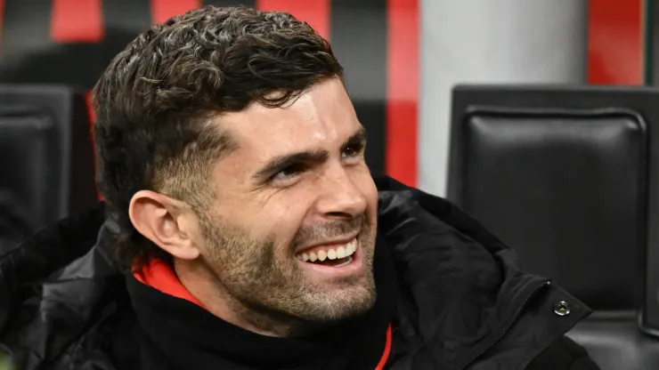 Serie A Christian Pulisic of A.C. Milan participates in the 13th day of the Serie A Championship between A.C. Milan and Juventus F.C. at the San Siro Stadium in Milan, Italy, on October 21, 2024. 
