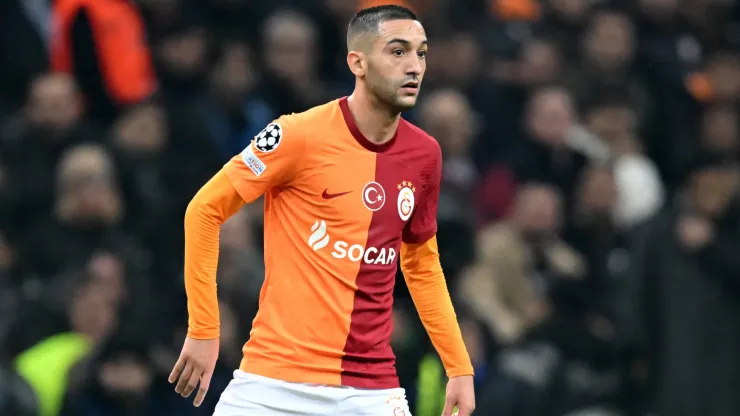 Hakim Ziyech of Galatasaray during a match.
