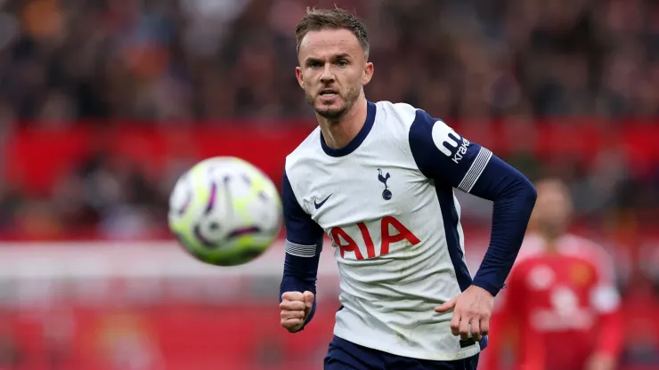 Tottenham Hotspur's James Maddison during a Premier League match.
