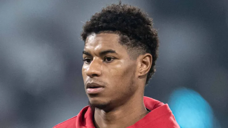 Marcus Rashford during UEFA Europa league match, Viktoria Pilsen – Manchester United.
