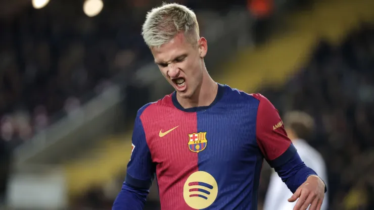 Barcelona's financial woes are threatening the future of star midfielder Dani Olmo. 
