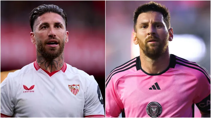 Sergio Ramos (left) and Lionel Messi (right)
