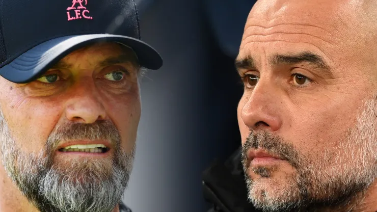 Jurgen Klopp (left) and Pep Guardiola (right)