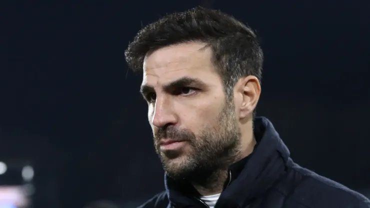 Como 1907 coach Cesc Fabregas looks on before the Serie A match between Como 1907 and AC Milan at Stadio G. Sinigaglia on January 14, 2025 in Como, Italy.
