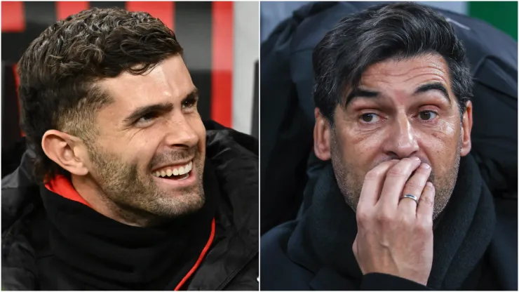 Christian Pulisic (left) and Paulo Fonseca (right)
