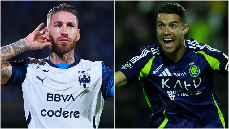 Sergio Ramos (left) and Cristiano Ronaldo (right)
