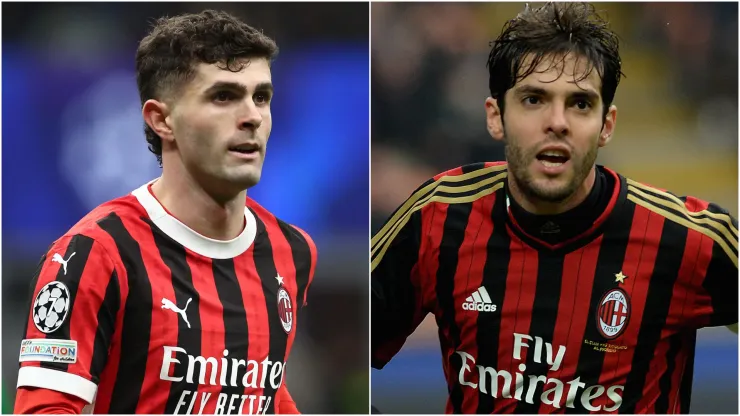Christian Pulisic (left), and Kaka (right)