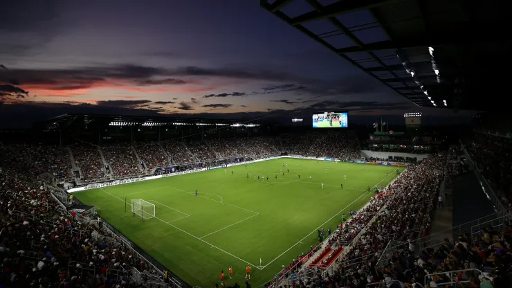 A general view during a game between the United States and Nigeria at Audi Field on September 06, 2022.