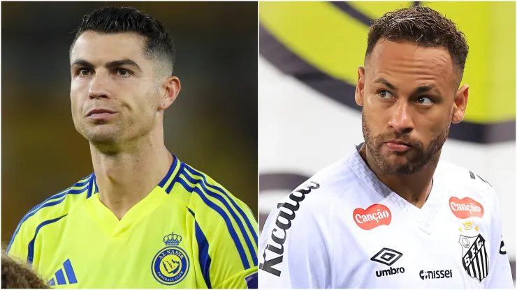 Cristiano Ronaldo (left) and Neymar (right)