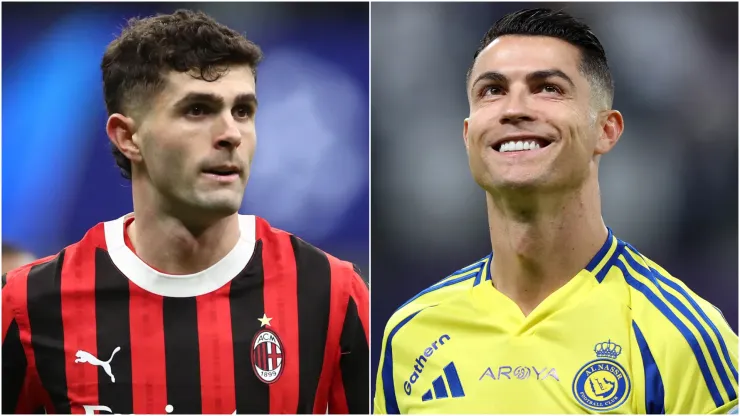 Christian Pulisic (left) and Cristiano Ronaldo (right)
