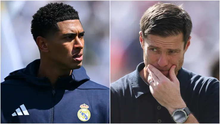 Jude Bellingham (left) and Xabi Alonso (right)
