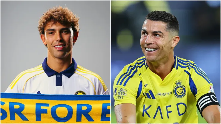 Joao Felix joined Cristiano Ronaldo at Al Nassr.

