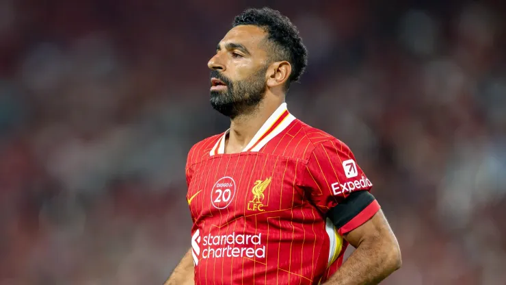 Mohamed Salah won the Premier League title with Liverpool last season.
