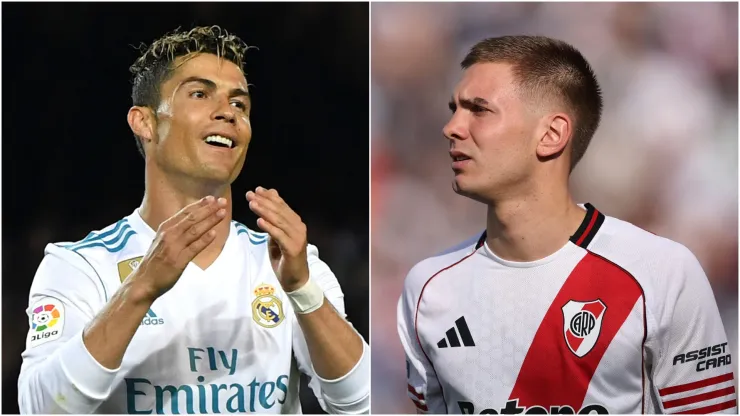 Cristiano Ronaldo and Franco Mastantuono.
