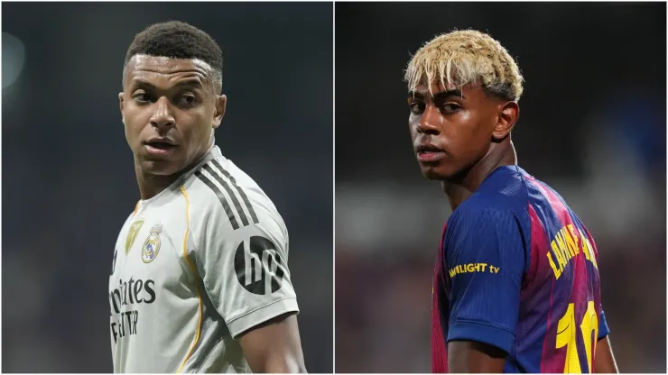 Kylian Mbappe and Lamine Yamal.
