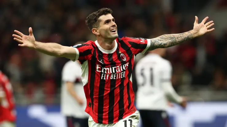 Milan forward Christian Pulisic.

