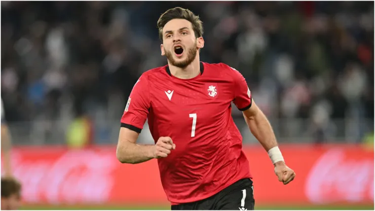 Khvicha Kvaratskhelia of Georgia
