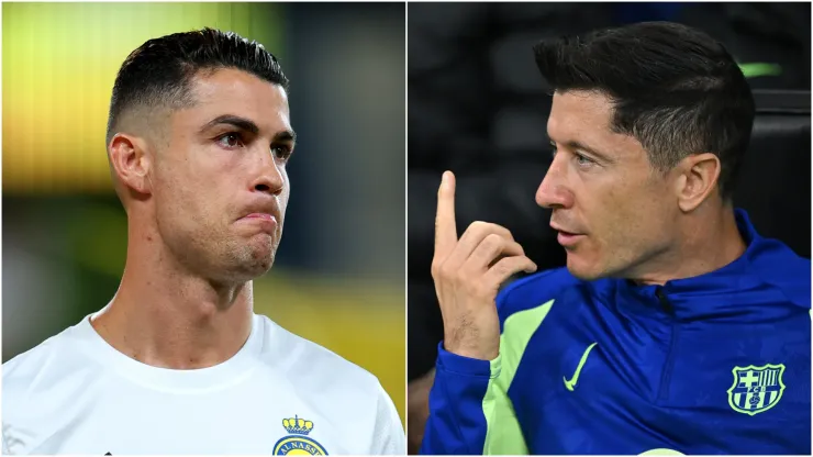 Cristiano Ronaldo and Robert Lewandowski.
