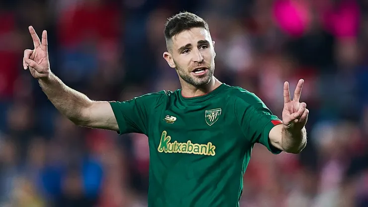Yerai Alvarez of Athletic Club reacts during the Copa del Rey semifinal 2nd leg match between Granada CF and Athletic Club at Estadio Nuevo Los Carmenes on March 05, 2020 in Granada, Spain.