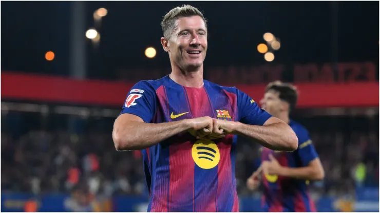 Robert Lewandowski of FC Barcelona.
