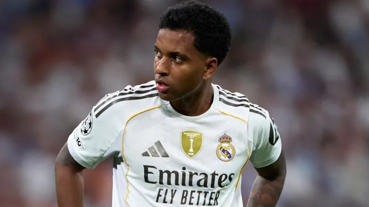 Rodrygo Goes of Real Madrid looks on during the UEFA Champions League 2025/26.
