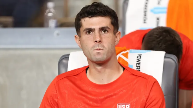Christian Pulisic on the bench against Ecuador
