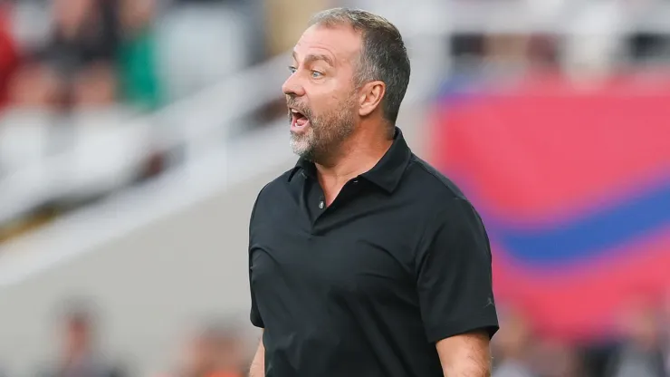 Barcelona head coach Hansi Flick.