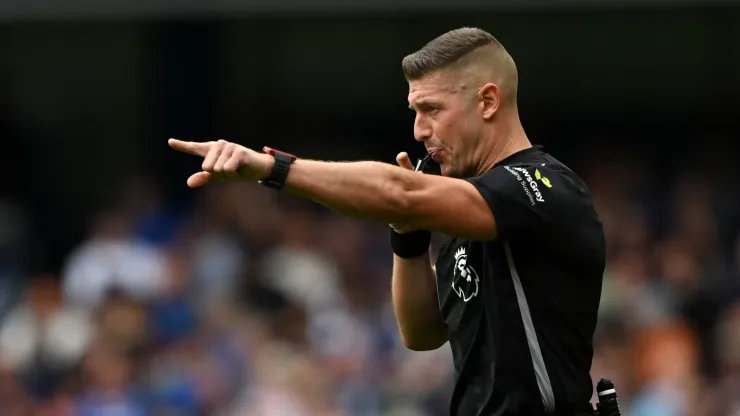 Premier League referee Robert Jones.