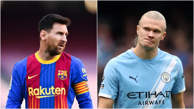 Pep Guardiola has coached both Lionel Messi and Erling Haaland.